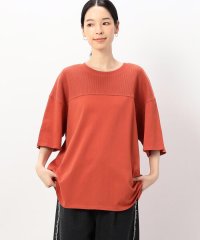 ONIGIRI/ワッフル切り替え半袖Ｔシャツ/506222593