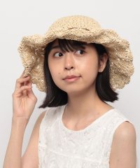 STYLEBLOCK/スタイルブロック STYLEBLOCK 細リボン付きストローハット/506224582