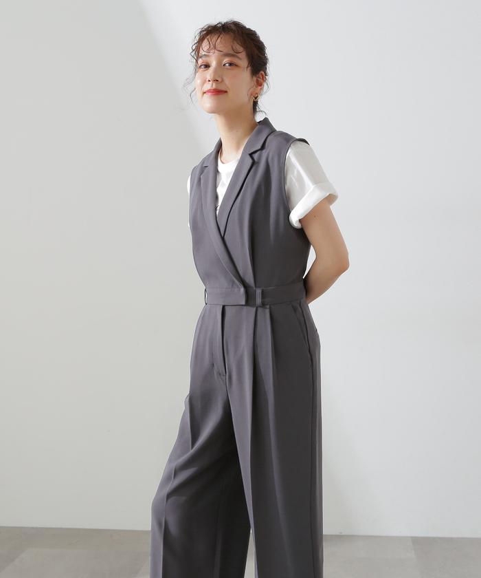 テーラージャンプスーツ《S Size Line》(506295938) | エヌナチュラルビューティベーシック(N Natural Beauty  Basic) - d fashion