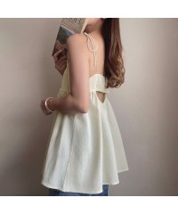 FILLOU/フィルー FILLOU FILLOU 後ろデザイン肩リボンキャミソール/506298781