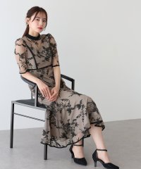 BLUEEAST/ブルーイースト BLUEEAST バイカラー刺繍レースパーティードレス/506299149