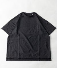 Nylaus/吸汗速乾 ストレッチ 無地/袖ライン ビッグシルエット ショートスリーブ ポケットTシャツ 半袖Tシャツ/506299203