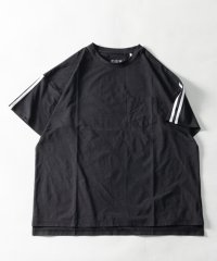 Nylaus/ナイラス Nylaus 吸汗速乾 ストレッチ 無地/袖ライン ビッグシルエット ショートスリーブ ポケットTシャツ 半袖Tシャツ/506299203