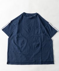 Nylaus/吸汗速乾 ストレッチ 無地/袖ライン ビッグシルエット ショートスリーブ ポケットTシャツ 半袖Tシャツ/506299203