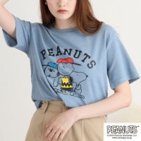  PEANUTS/ポチャッコ Tシャツ 半袖  オーバーサイズ プリント 刺繍 サンリオ キャラクターズ/506306551