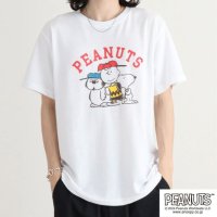  PEANUTS/ポチャッコ Tシャツ 半袖  オーバーサイズ プリント 刺繍 サンリオ キャラクターズ/506306551