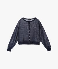 To b. by agnes b./WR27 CARDIGAN シアーニット カーディガン/506203462