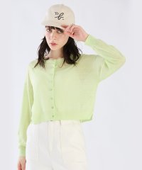 To b. by agnes b./WR27 CARDIGAN シアーニット カーディガン/506203463