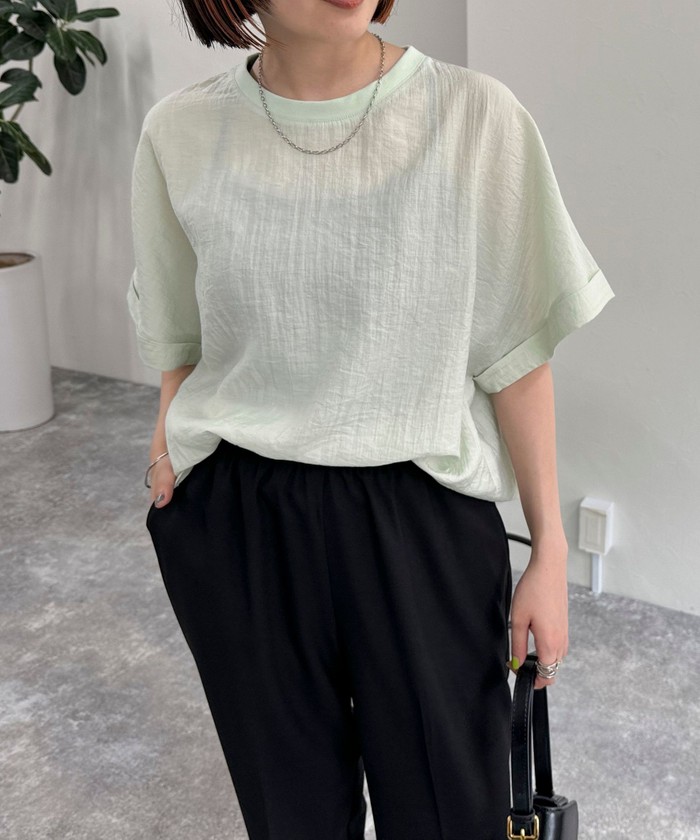 セール】【WEB限定カラーあり】Tシャツブラウス(506296811