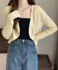 shoppinggo/ショッピングゴー shoppinggo サマーカーディガン UVカット カーデ Vネック 薄手カーディガン トップス 長袖 ショート丈 前開き 重ね着 かわいい/506314908