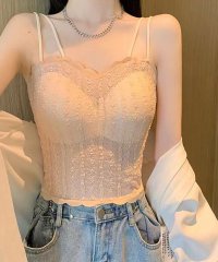 shoppinggo/ショッピングゴー shoppinggo レースキャミソール ブラトップ ショート丈 レディース トップス 下着 カップ付きインナー レース ノンワイヤー シーム/506314912