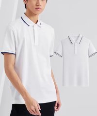shoppinggo/ショッピングゴー shoppinggo 配色ライン襟付き 半袖 Tシャツ ポロシャツ メンズ 半袖 トップス 春夏 トップス カットソー デイリー 襟付きリブ半/506314916