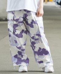 1111clothing/ワンフォークロージング 1111clothing ◆カモフラ バルーンカーゴパンツ◆ カーゴパンツ メンズ ワイドカーゴパンツ レディース カモ バルーンパンツ/506315431