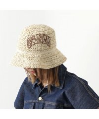 GANNI/GANNI ハット SUMMER STRAW HAT A5752 A5823/506315881