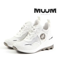 MUUM/ ムーム MUUM レディース スニーカー レースアップスニーカー  厚底 疲れにくい 歩きやすい 7.8cmヒール　MU－2101/506315903