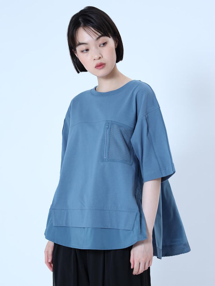 （お得な特別割引価格） セール フレアヘムデザインカットソー LASUD 19%OFF】ラシュッド トップス