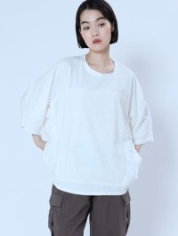 LASUD/ラシュッド LASUD ペイズリープリントバックフリンジTEE/506318378
