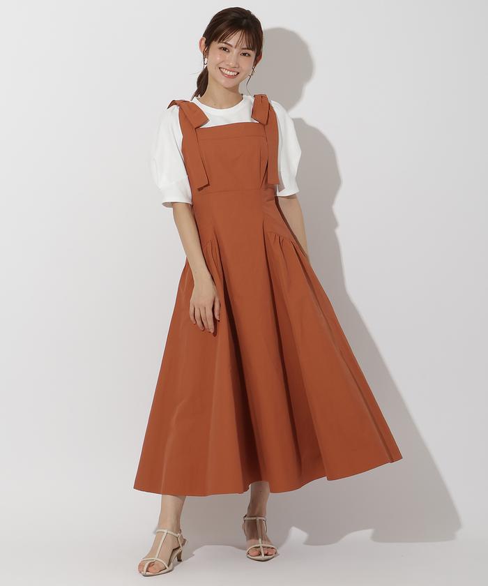 （訳ありセール 格安） ショルダーリボンジャンスカ(506318457) | AND COUTURE(AND ワンピース