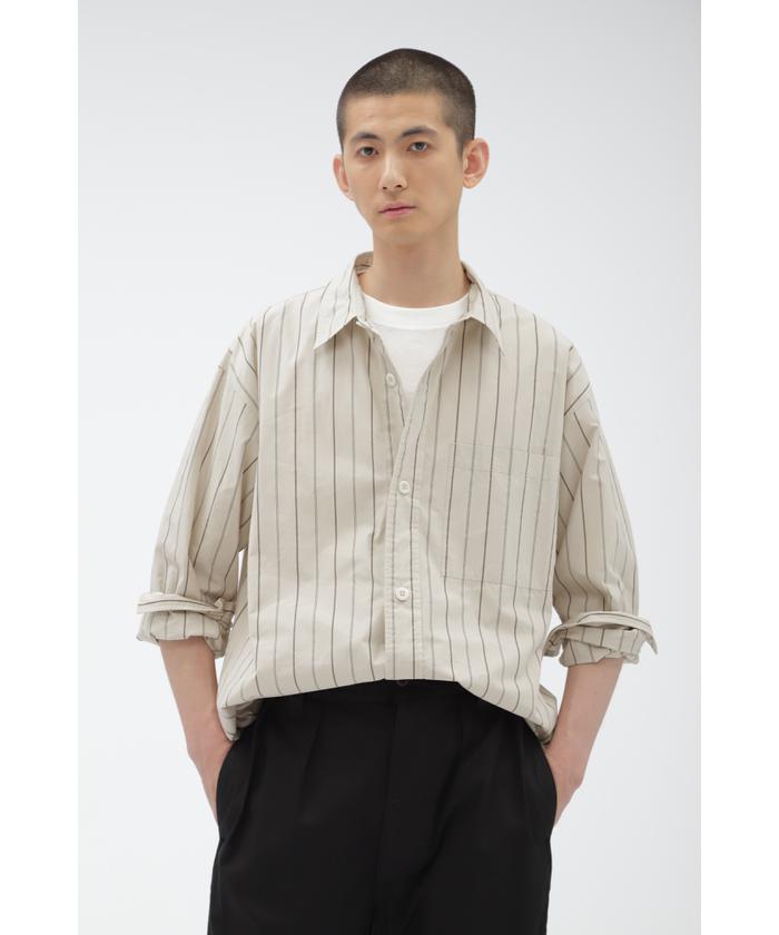 マーガレットハウエルストライプシャツ