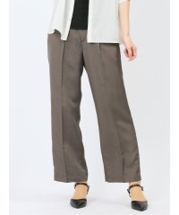 m.f.editorial/エムエフエディトリアル m.f.editorial ハンチ/HUNCH リネンライク タックストレートパンツ レディース スーツ スラックス ビジネス カジュア/506319953