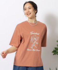 SHOO・LA・RUE/【洗える/プチプラ/綿100％】グラフィック半袖ゆるTシャツ/506320739