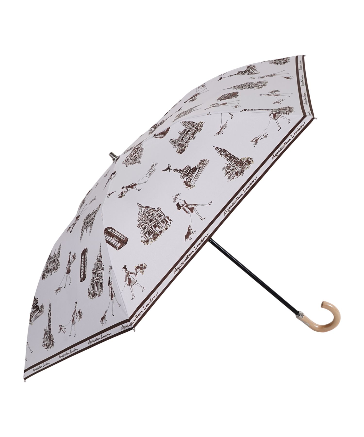 アクアスキュータム Aquascutum 日傘 折りたたみ 軽量 晴雨兼用
