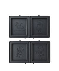 BRUNO/ブルーノ BRUNO BRUNO ブルーノ ホットサンドプレート グリルサンドメーカーダブル用 ピーナツ コラボ スヌーピー 2枚 PEANUTS BOE092/506321554
