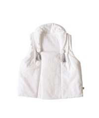 moc mof/mocmof モクモフ ベビー服 ベスト 男の子 女の子 シンプル 被布ベスト ホワイト 白 622－456027/506321610