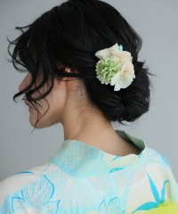 PourVous/プールヴー PourVous くすみカラー花飾り フォーマル ワンピース パーティードレス 20代 30代 40代/506321796