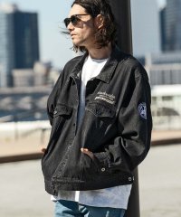 Mark Gonzales/マークゴンザレス Mark Gonzales MARK GONZALES ARTWORK COLLECTION(マーク ゴンザレス)オーバーサイズデニムジャケッ/506291322