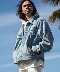 Mark Gonzales/マークゴンザレス Mark Gonzales MARK GONZALES ARTWORK COLLECTION(マーク ゴンザレス)オーバーサイズデニムジャケッ/506291322