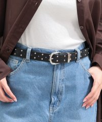 COLZA/コルザ COLZA スタッズベルト ベルト レディース 黒 アクセント カジュアル ストリート/506333778