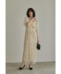 niana/ニアナ niana フラフィースリーブペンシルドレス 結婚式 パーティードレス オケージョンドレス 同窓会 お呼ばれワンピース/506336207