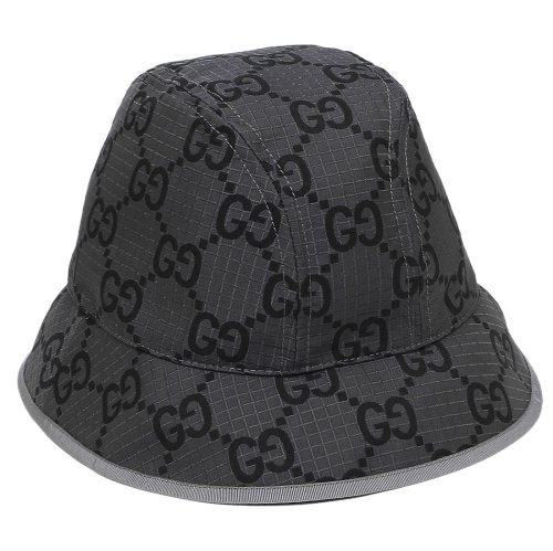 クーポン】グッチ GUCCI 帽子 GGパターン グレー ブラック メンズ 