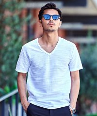 VICCI/ビッチ VICCI VICCI タックVネック半袖Tシャツ/506345028