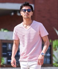VICCI/ビッチ VICCI VICCI タックVネック半袖Tシャツ/506345028