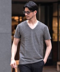 VICCI/ビッチ VICCI VICCI タックVネック半袖Tシャツ/506345028