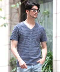 VICCI/ビッチ VICCI VICCI タックVネック半袖Tシャツ/506345028
