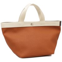 Herve Chapelier/エルベシャプリエ Herve Chapelier トートバッグ ブラウン ホワイト レディース Herve Chapelier 707GP 3902/506346079