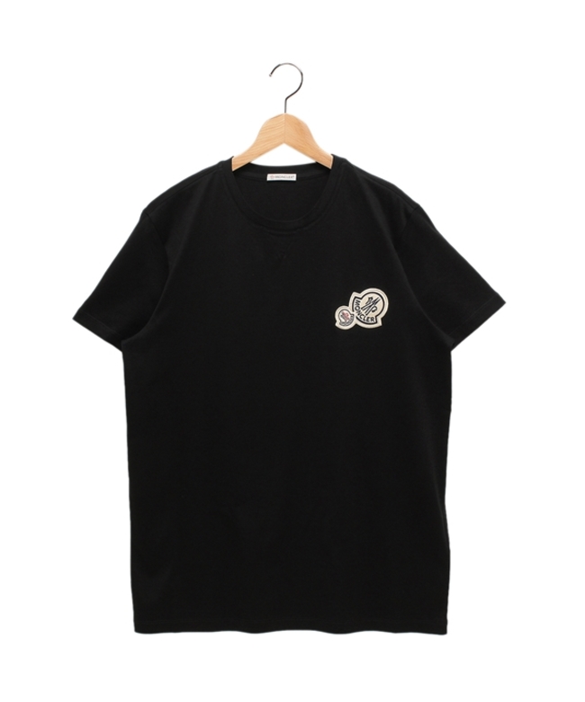 モンクレール Tシャツ カットソー ブラック メンズ MONCLER 8C00058 8390Y 999(506346106) | モンクレール( MONCLER) - d fashion