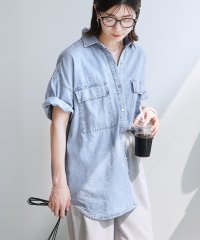 reca/レカ reca 半袖デニムシャツ（p246373）/506210057
