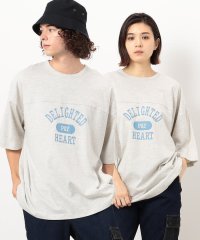 Purple & Yellow/半袖フットボールプリントＴシャツ/506269340