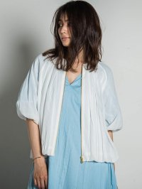 MAYSON GREY/メイソングレイ MAYSON GREY 5分袖ギャザーブルゾン≪手洗い可能≫/506269346