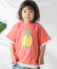 SLAP SLIP/ファスナーつきパイナップル半袖Tシャツ(80~130cm)/506312329
