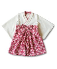 moc mof/モクモフ mocmof mocmof モクモフ 袴 ロンパース 半袖 女の子 前開き 子供服 赤ちゃん ベビー レッド ピンク 622ー356609/506345626