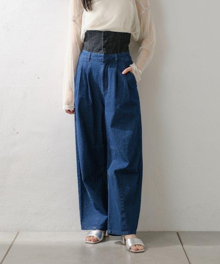 クーポン】【セール 60%OFF】【Kastane】スーパーハイウエスト