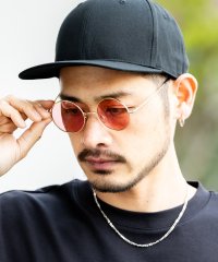 Rocky Monroe/ロッキーモンロー Rocky Monroe サングラス カラーレンズ メンズ レディース 伊達メガネ 丸眼鏡 丸型 ラウンド UVカット 紫外線対策 薄い色 色/506352643