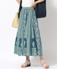SHOO・LA・RUE/ふんわり軽やか インド綿花柄プリントギャザースカート/506353054