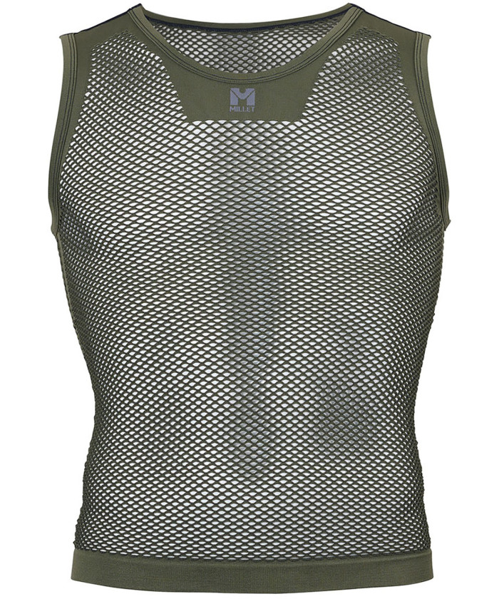 MILLET - Millet ミレー ドライナミックメッシュ2枚セット　メンズL/XLサイズ MILLET ミレー メッシュ インナー メンズ ドライナミック