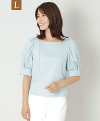 TO BE CHIC(L SIZE)/【L】コットンポンチ スクエアネックカットソー/506271008